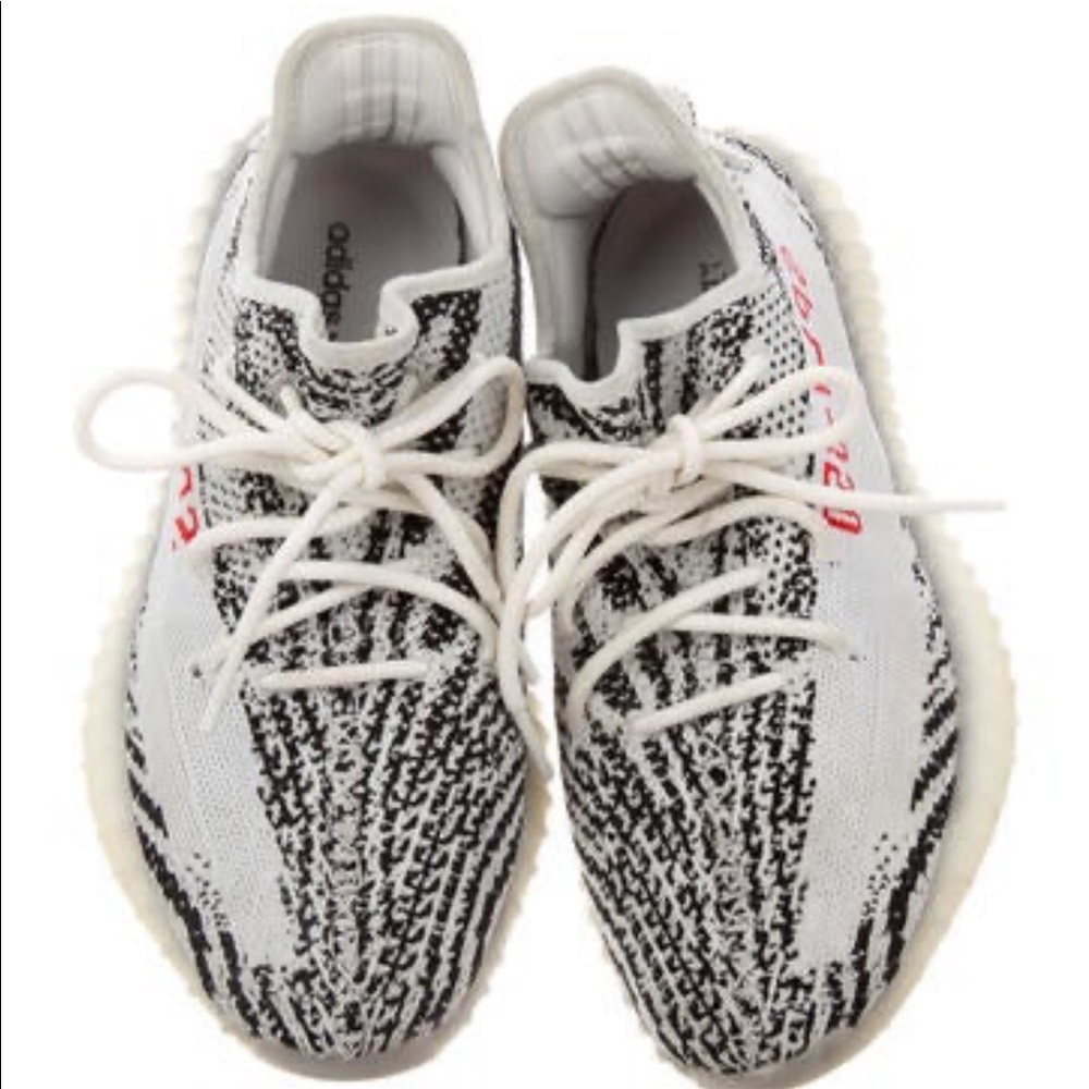 Yeezy X Adidas Boost 350 V2 Zebra Low top MENS SIZE 8